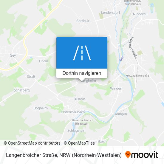 Langenbroicher Straße Karte