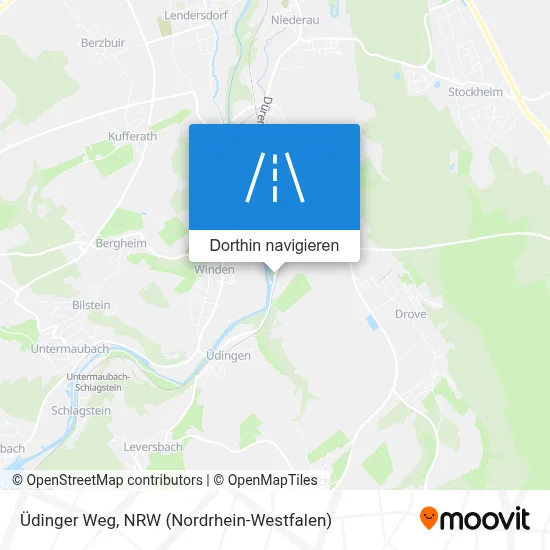 Üdinger Weg Karte