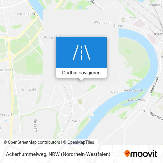 Ackerhummelweg Karte