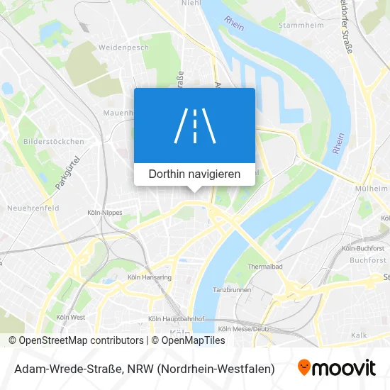 Adam-Wrede-Straße Karte