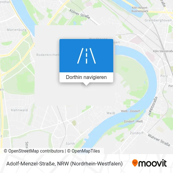 Adolf-Menzel-Straße Karte