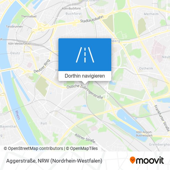 Aggerstraße Karte