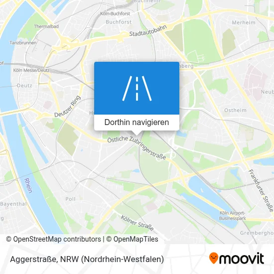 Aggerstraße Karte