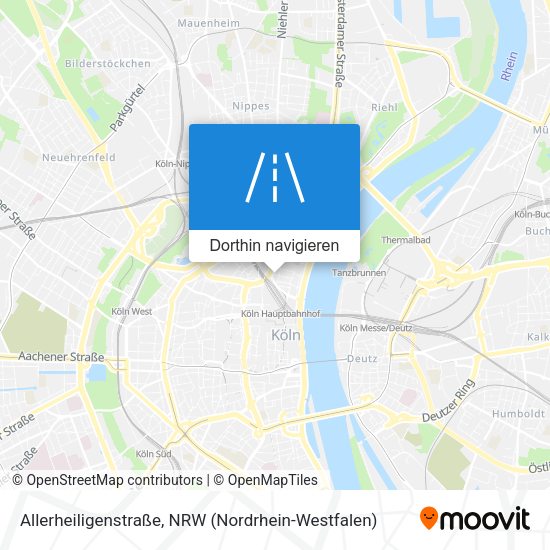 Allerheiligenstraße Karte