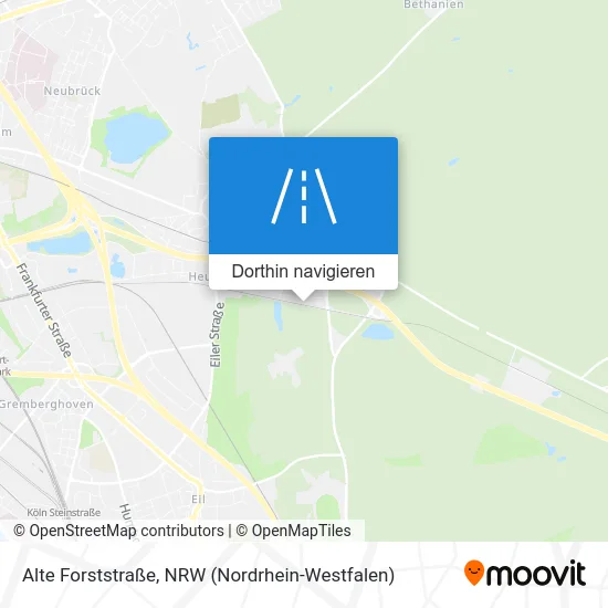 Alte Forststraße Karte