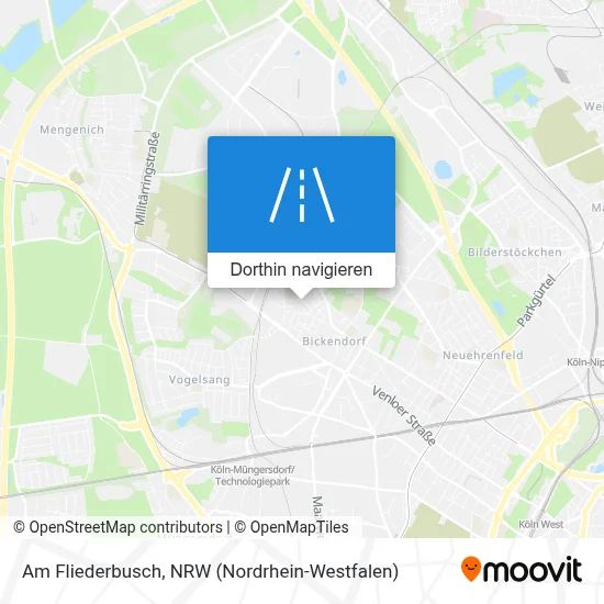 Am Fliederbusch Karte