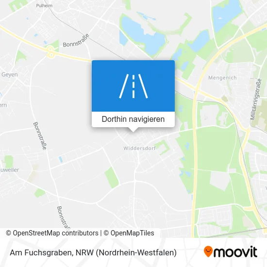 Am Fuchsgraben Karte