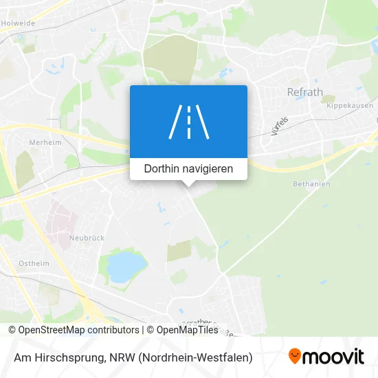 Am Hirschsprung Karte