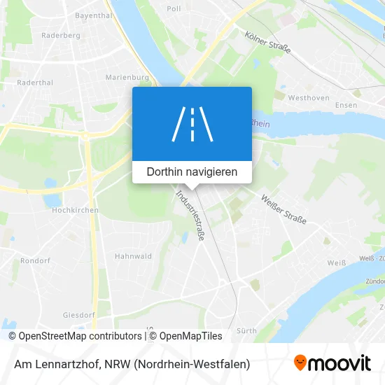 Am Lennartzhof Karte