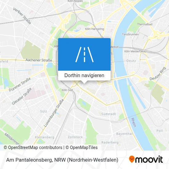 Am Pantaleonsberg Karte