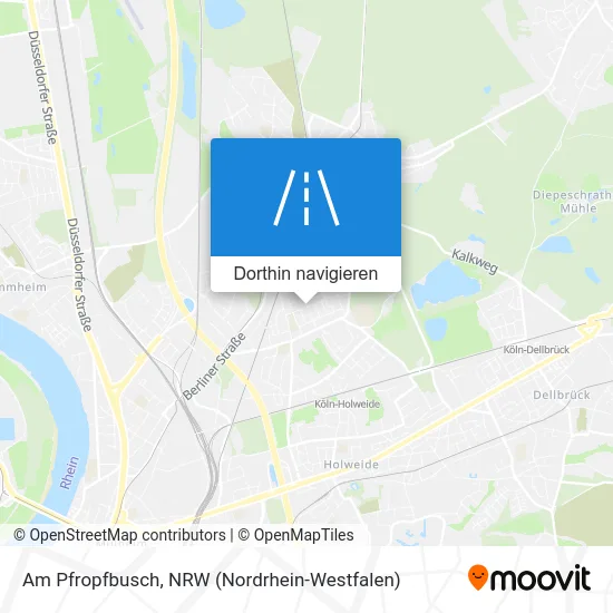 Am Pfropfbusch Karte