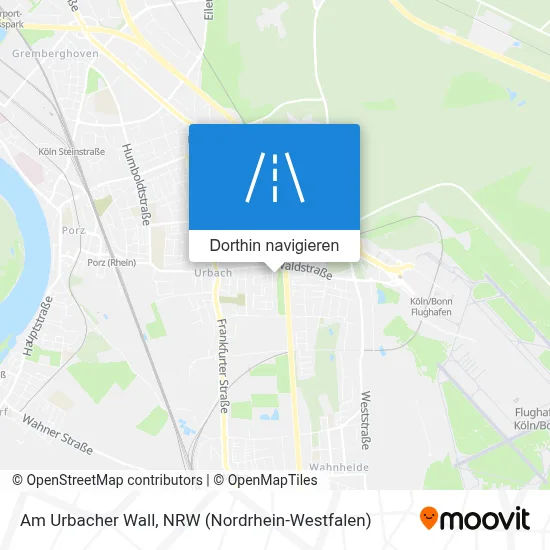 Am Urbacher Wall Karte