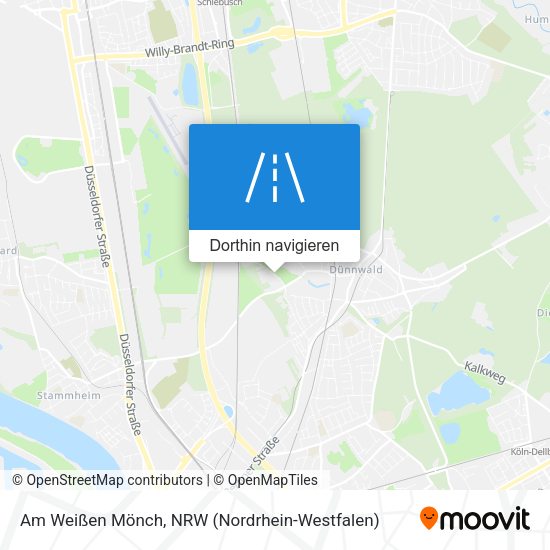 Am Weißen Mönch Karte