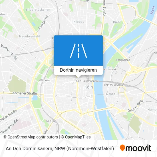 An Den Dominikanern Karte