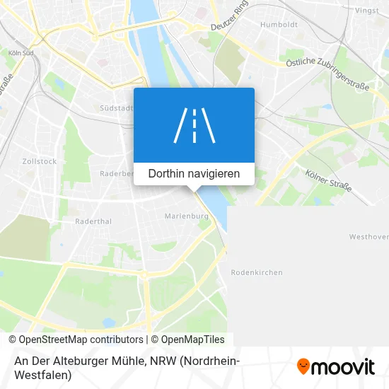 An Der Alteburger Mühle Karte