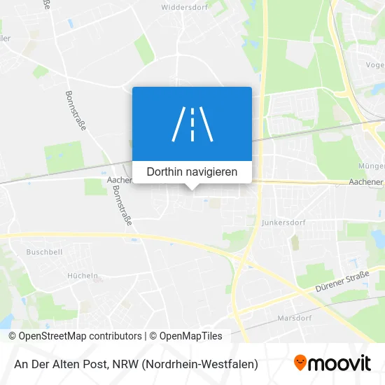 An Der Alten Post Karte