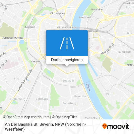 An Der Basilika St. Severin Karte