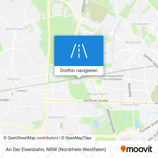 An Der Eisenbahn Karte