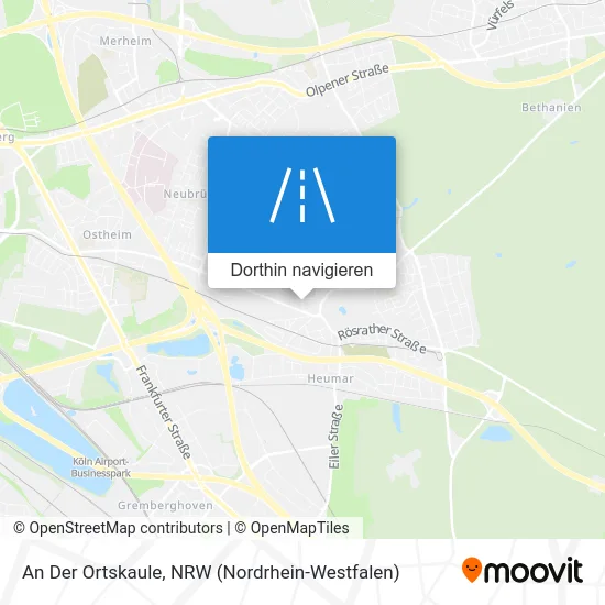 An Der Ortskaule Karte