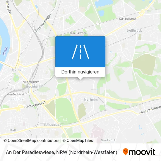 An Der Paradieswiese Karte