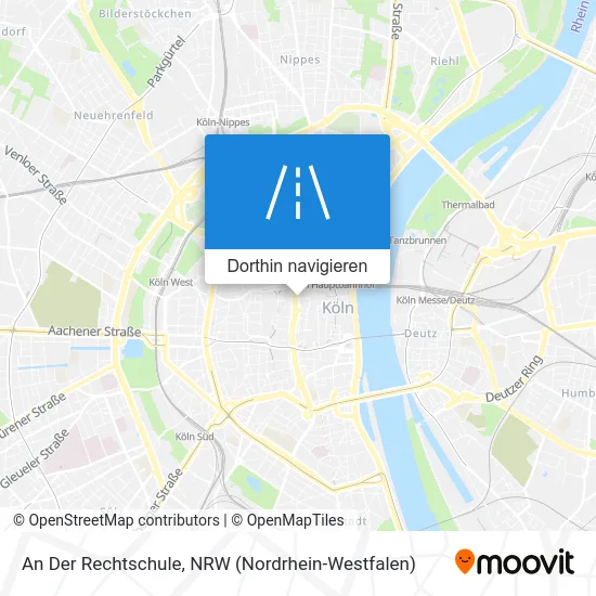 An Der Rechtschule Karte