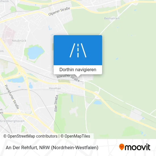 An Der Rehfurt Karte