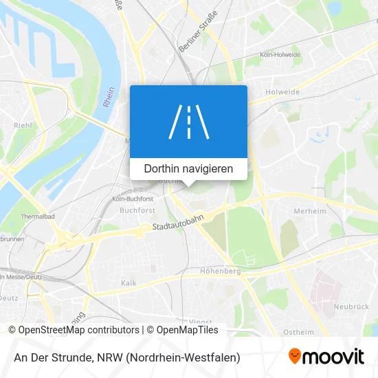 An Der Strunde Karte