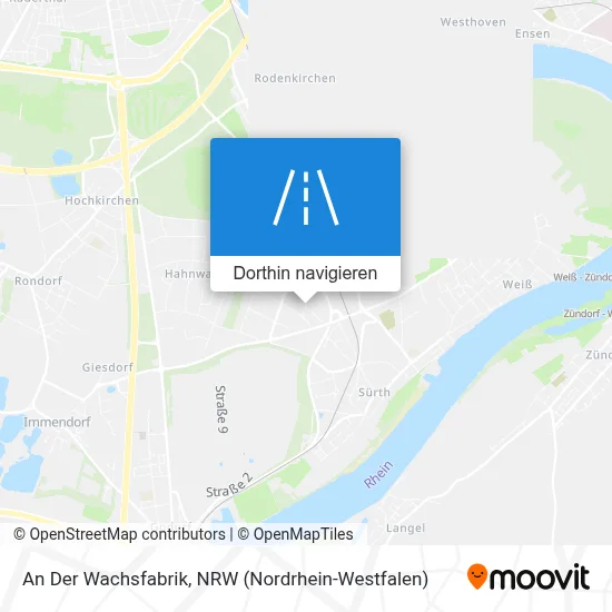 An Der Wachsfabrik Karte