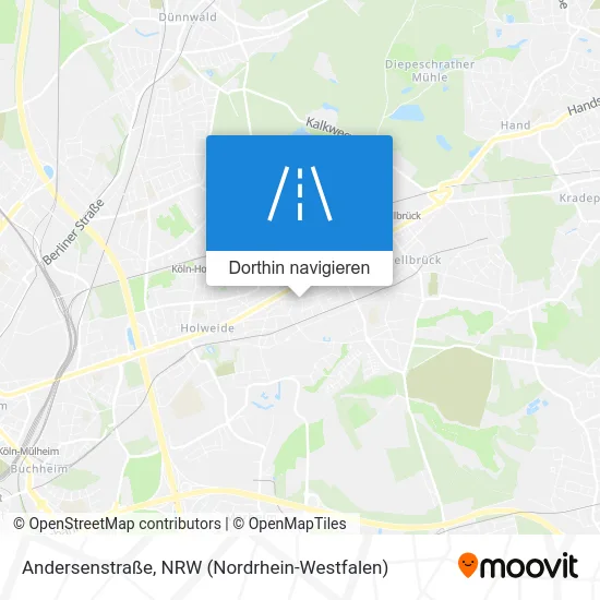 Andersenstraße Karte