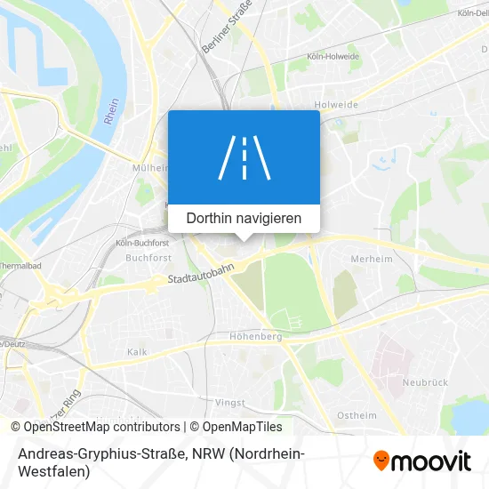 Andreas-Gryphius-Straße Karte