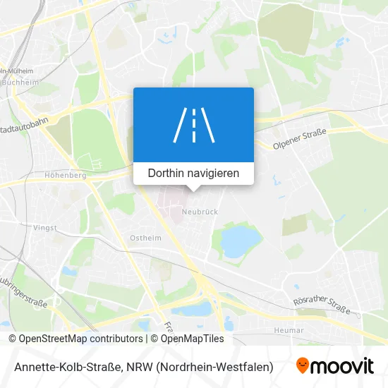 Annette-Kolb-Straße Karte