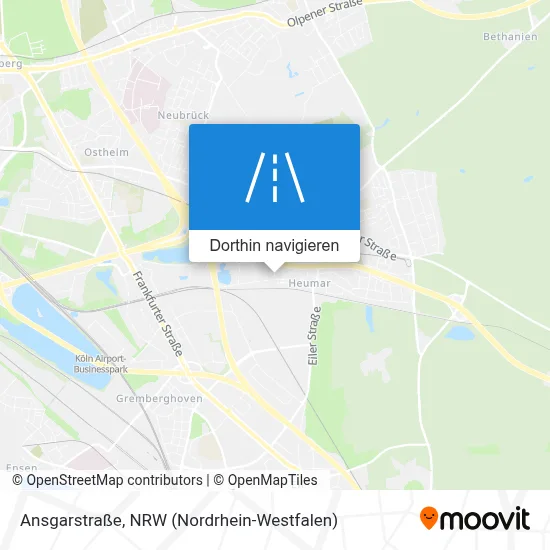 Ansgarstraße Karte