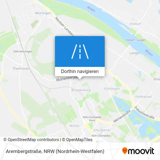 Arembergstraße Karte