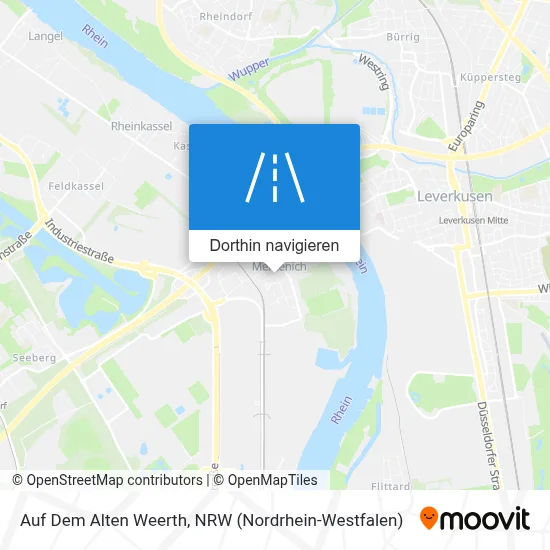 Auf Dem Alten Weerth Karte