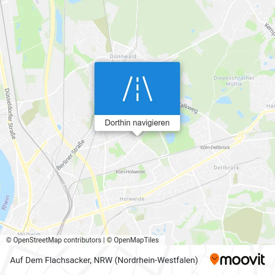 Auf Dem Flachsacker Karte