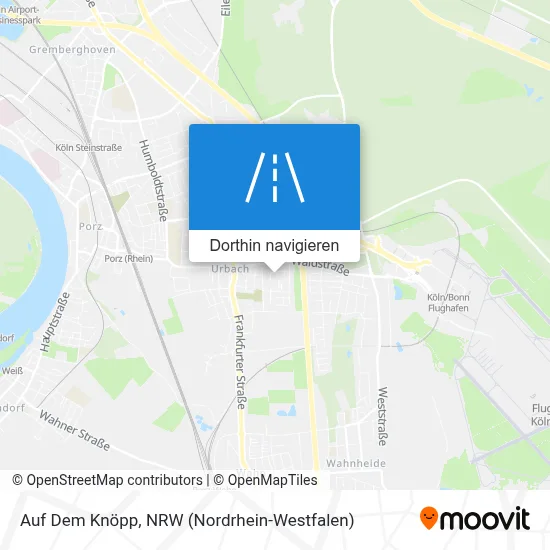 Auf Dem Knöpp Karte