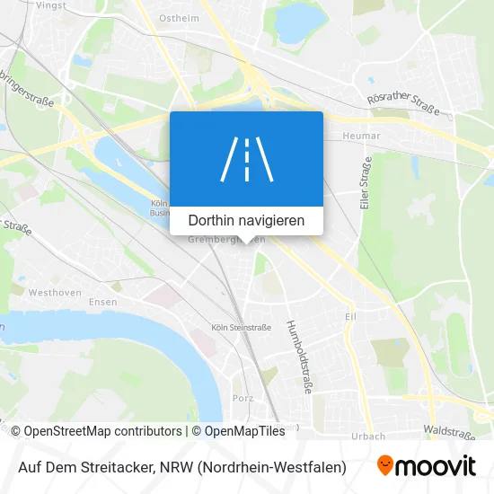 Auf Dem Streitacker Karte