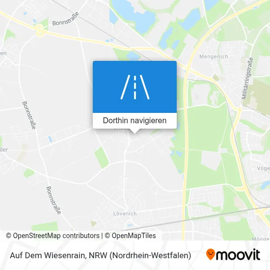 Auf Dem Wiesenrain Karte