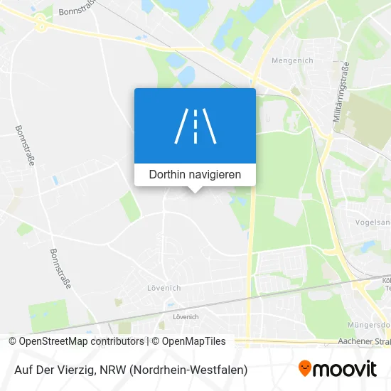 Auf Der Vierzig Karte