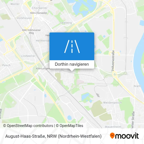 August-Haas-Straße Karte