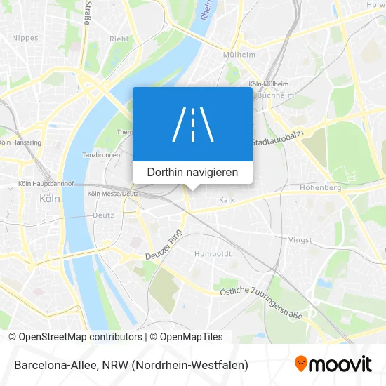 Barcelona-Allee Karte