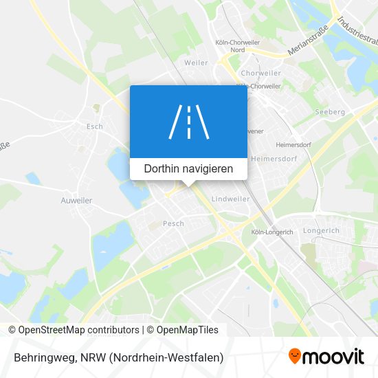 Behringweg Karte