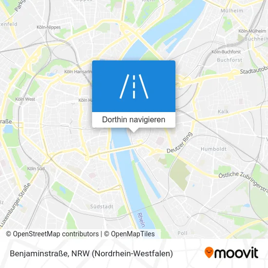 Benjaminstraße Karte