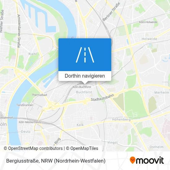 Bergiusstraße Karte