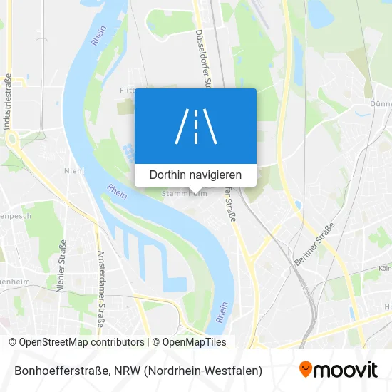 Bonhoefferstraße Karte