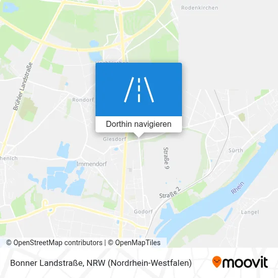 Bonner Landstraße Karte