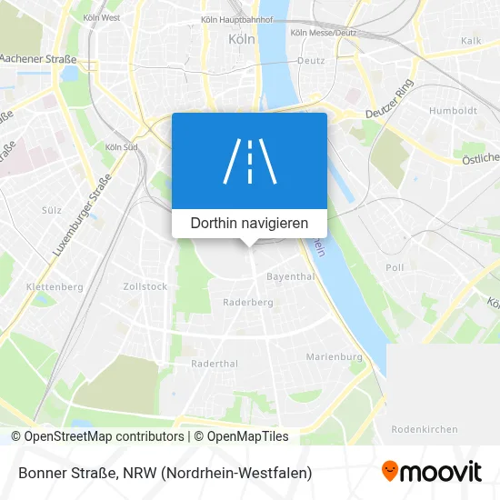 Bonner Straße Karte