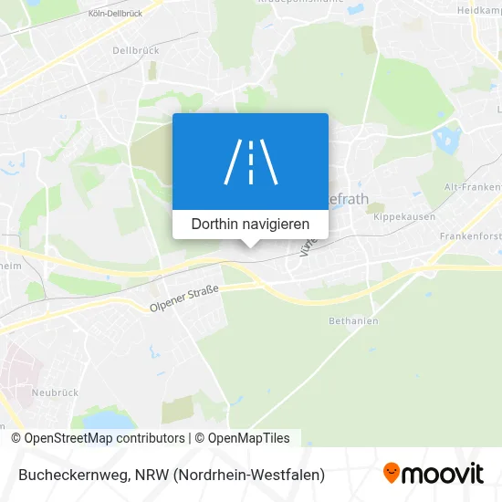Bucheckernweg Karte