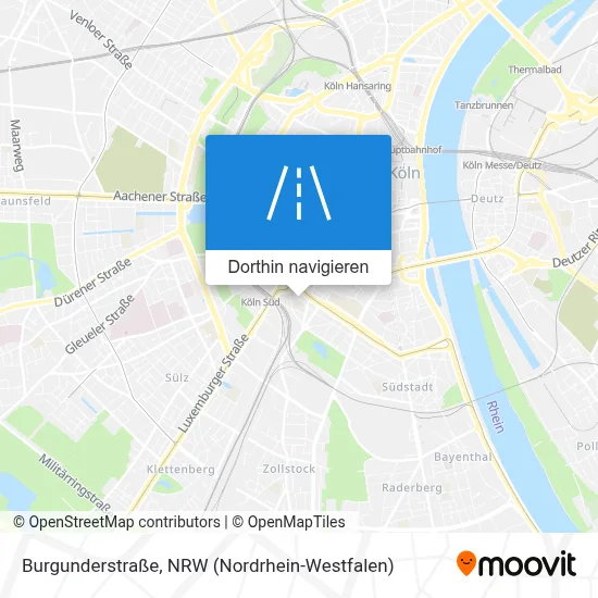 Burgunderstraße Karte