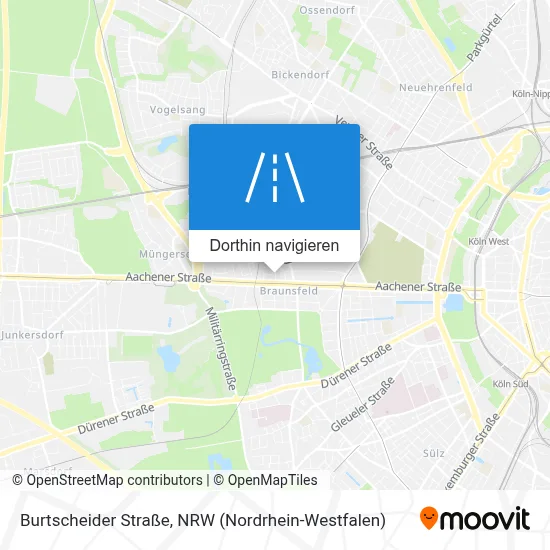 Burtscheider Straße Karte